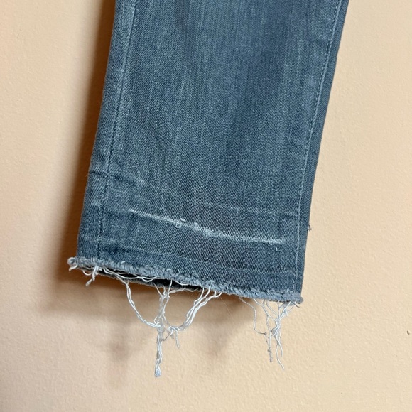 Current/Elliot The Stiletto Gray Distressed Raw Hem Skinny Jeans - Picture 6 of 11